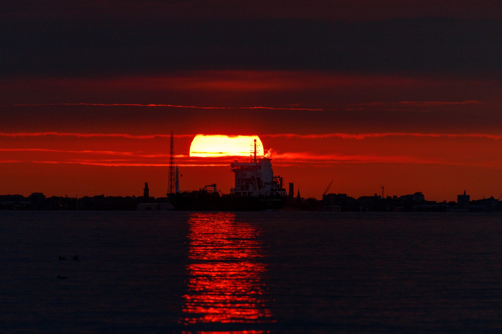 Sonnenuntergang Cuxhaven